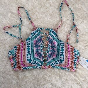 Time & Tru Geometric Print Women's Top XL